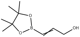 (E)-3-(4,4,5,5-四甲基-1,3,2-二氧杂戊硼烷-2-基)-2-丙烯-1-醇,608534-39-0,结构式