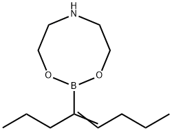 4-辛烯硼酸乙醇胺酸酯, 608534-40-3, 结构式