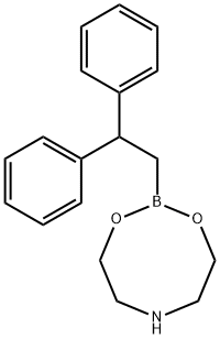 2,2-DIPHENYL-1-ETHYLBORONIC ACID DIETHANOLAMINE ESTER Structure