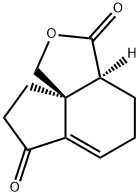 1H,3H-Indeno[3a,4-c]furan-3,7(3aH)-dione,4,5,8,9-tetrahydro-,(3aS,9aS)-(9CI) Structure