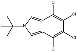 4,5,6,7-Tetrachloro-2-(1,1-dimethylethyl)-2H-isoindole Structure