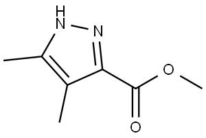 1H-Pyrazole-3-carboxylic  acid,  4,5-dimethyl-,  methyl  ester Structure
