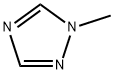 1-メチル-1H-1,2,4-トリアゾール 化学構造式