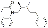 (-)-N-[(R)-2-[Methyl(2-phenylethyl)amino]propyl]-N-phenylpropanamide Structure