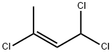 (E)-1,1,3-トリクロロ-2-ブテン 化学構造式