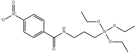 3-(TRIETHOXYSILYLPROPYL)-P-NITROBENZAMIDE Structure