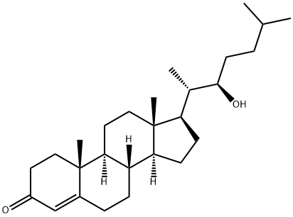 22-hydroxycholest-4-en-3-one Struktur