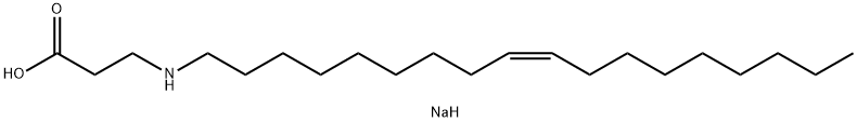 sodium (Z)-N-9-octadecyl-beta-alaninate Structure