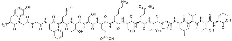 GAMMA-ENDORPHIN 化学構造式