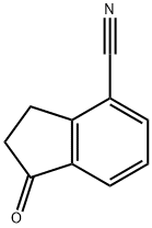 2,3-dihydro-1-oxo-1H-indene-4-carbonitrile Struktur