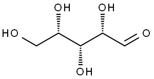 L-(-)木糖,609-06-3,结构式