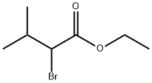 2-溴代异戊酸乙酯, 609-12-1, 结构式