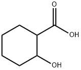 2-ヒドロキシシクロヘキサンカルボン酸 化学構造式