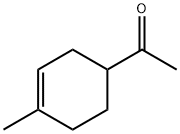 1-(4-メチル-3-シクロヘキセニル)エタノン 化学構造式