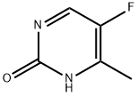 2(1H)-Pyrimidinone, 5-fluoro-4-methyl- (9CI) 化学構造式