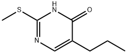 4(1H)-Pyrimidinone, 2-(methylthio)-5-propyl- Struktur