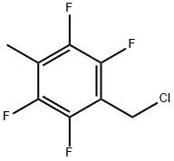2,3,5,6-Tetrafluoro-4-methylbenzylchloride Struktur