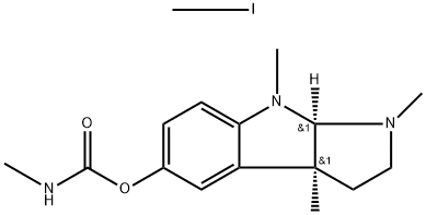 physostigmine methiodide 化学構造式