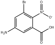 3-BROMO-2-NITRO-5-AMINOBENZOIC ACID Structure