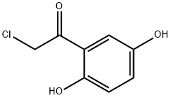 2-chloro-2-5-dihydroxyacetophenone  Struktur