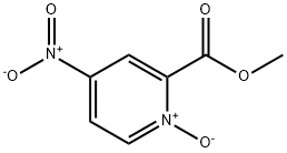4-硝基-2-甲酸甲酯吡啶氮氧化物, 60923-20-8, 结构式