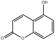 5-ヒドロキシクマリン 化学構造式