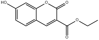 7-羟基香豆素-3-羧酸乙酯 结构式