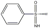(R)-(-)-S-メチル-S-フェニルスルホキシミン 化学構造式