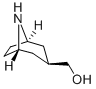 (3-挂式)-8-氮杂环[3.2.1]辛烷-3-甲醇, 60941-77-7, 结构式