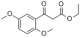 3-( 2,5-dimethowy-phenyl)-3-oxo-propionic acid ethyl ester Structure