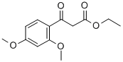 3-(2,4-DIMETHOXY-PHENYL)-3-OXO-PROPIONIC ACID ETHYL ESTER Struktur