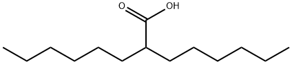 2-ヘキシルオクタン酸 化学構造式