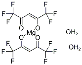 MAGNESIUM HEXAFLUOROACETYLACETONATE DIHYDRATE 化学構造式