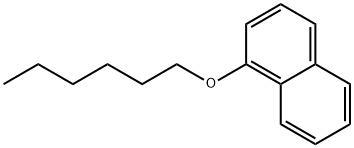 1-(hexyloxy)naphthalene 结构式