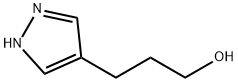 3-(1H-吡唑-4-基)丙-1-醇 结构式