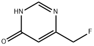 4-Pyrimidinol, 6-(fluoromethyl)- (7CI,8CI) 化学構造式