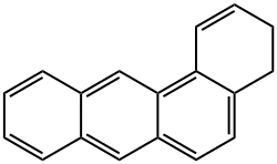 3,4-ジヒドロベンゾ[a]アントラセン 化学構造式