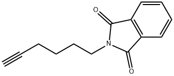 N-(5-己炔基)邻苯二甲酰亚胺, 6097-08-1, 结构式