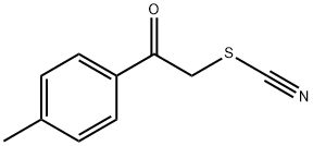 4-METHYLPHENACYL THIOCYANATE Structure