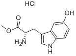 L-5-HYDROXYTRYPTOPHAN METHYL ESTER HYDROCHLORIDE 化学構造式