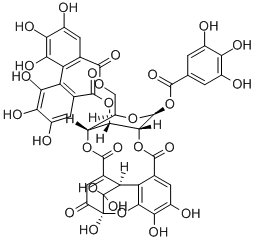 老鹳草素 结构式