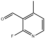 2-FLUORO-3-FORMYL-4-PICOLINE Struktur