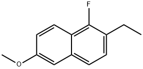 Naphthalene, 2-ethyl-1-fluoro-6-methoxy- (9CI) Struktur