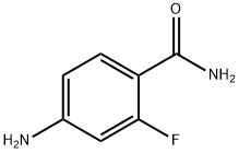 4-氨基2-氟苯胺 结构式