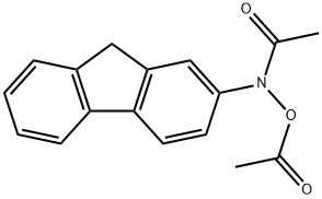 Acetoxyacetylaminofluorene 结构式