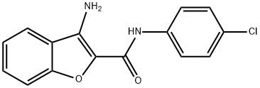 609805-00-7 3-AMINO-N-(4-CHLOROPHENYL)-1-BENZOFURAN-2-CARBOXAMIDE