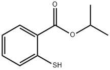 Benzoic acid, 2-Mercapto-, 1-Methylethyl ester Structure