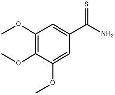 3,4,5-トリメトキシベンゾチオアミド 化学構造式