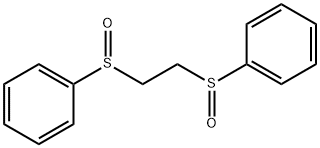 1,2-Bis(phenylsulfinyl)ethane Struktur