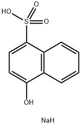 4-羟基-1-萘磺酸单钠盐,6099-57-6,结构式